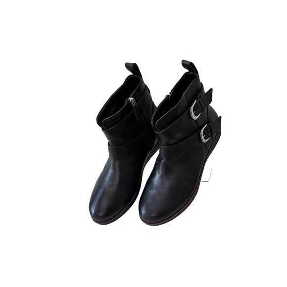Fitflop Shoes - FitFlop Laila Black Leather Boots Women's Sz 8.5 EUC